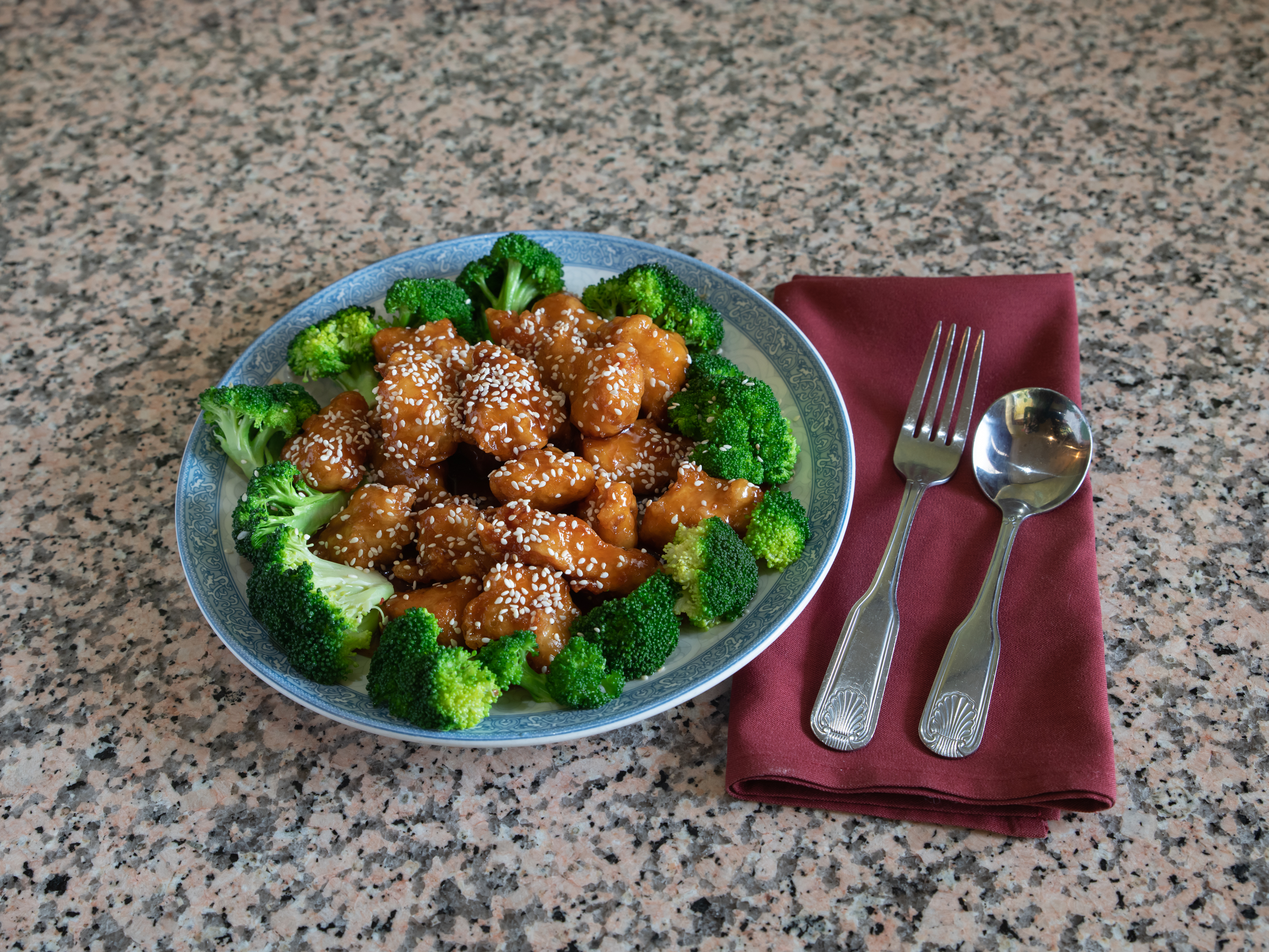 Order C08. Sesame Chicken food online from China Hall store, Buford on bringmethat.com