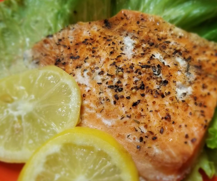 Order Grilled Salmon food online from North Point Grill store, Winston-Salem on bringmethat.com