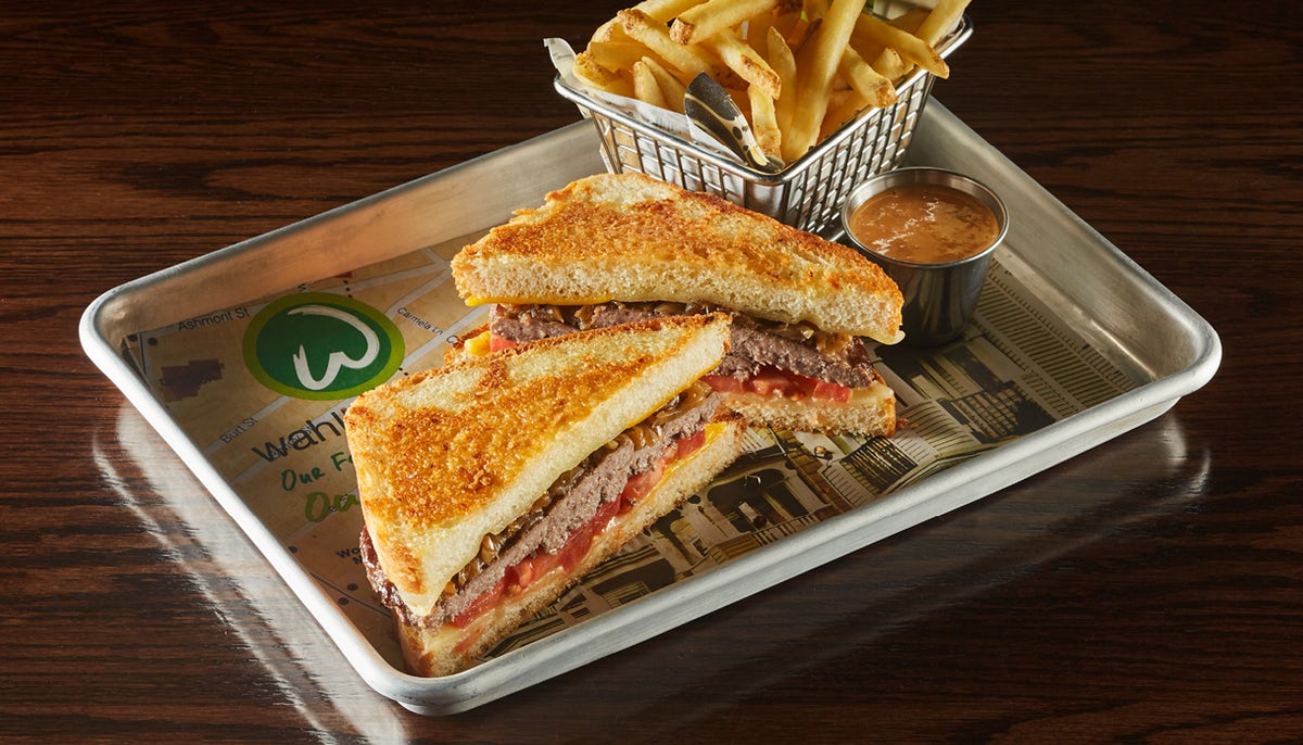 Order THE BIG CHEESE food online from Wahlburgers store, Olathe on bringmethat.com