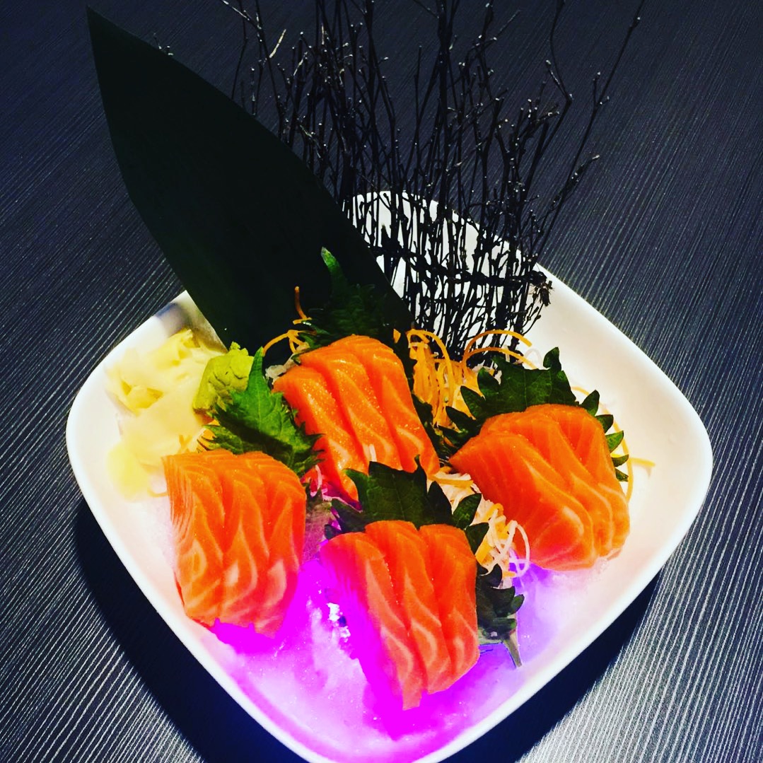 Order Salmon Sashimi Combo Dinner food online from Mizu Asian Bistro store, Seekonk on bringmethat.com