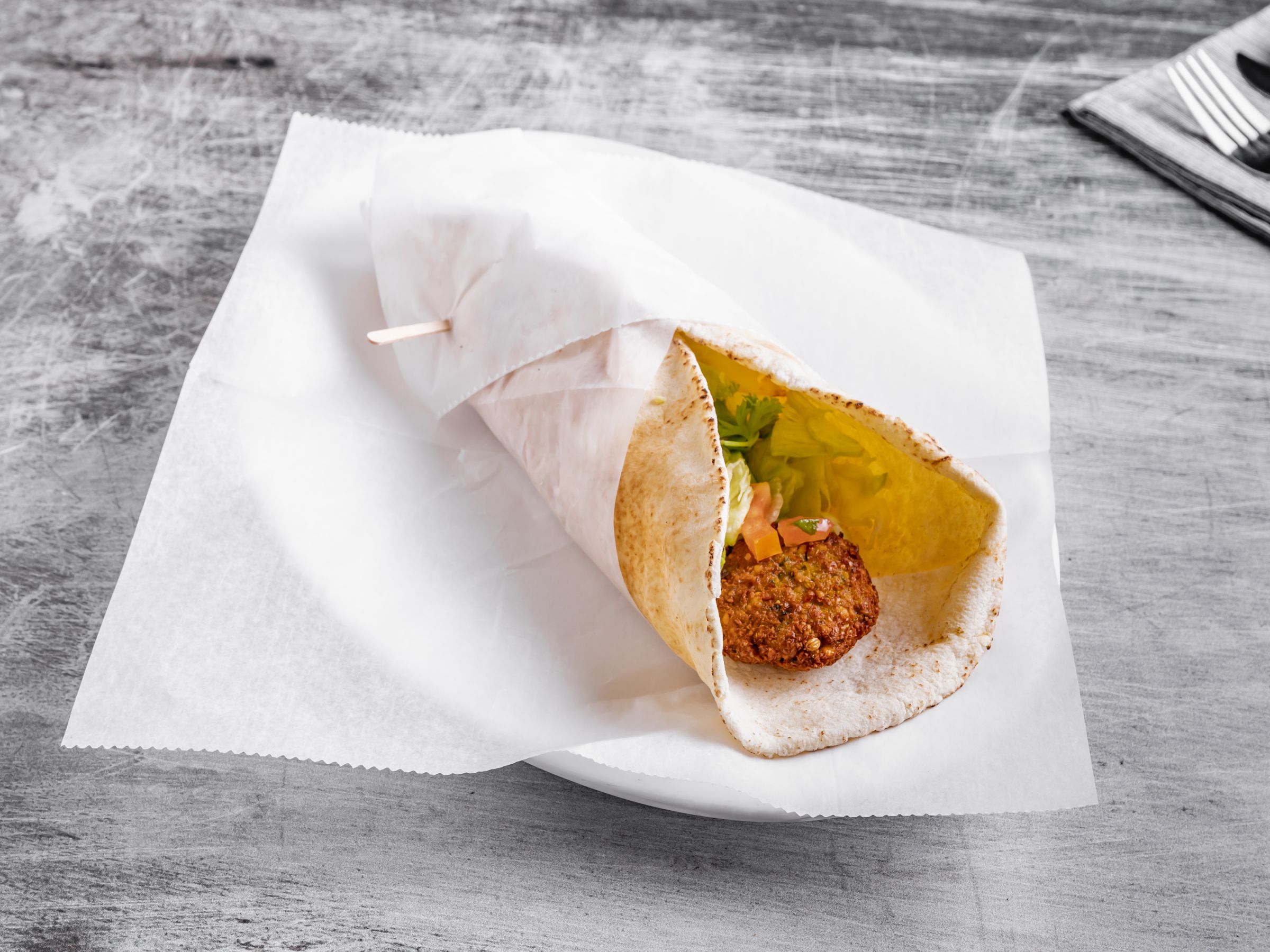 Order Falafel Sandwich food online from Famous Kabab Cuisine store, Westfield on bringmethat.com