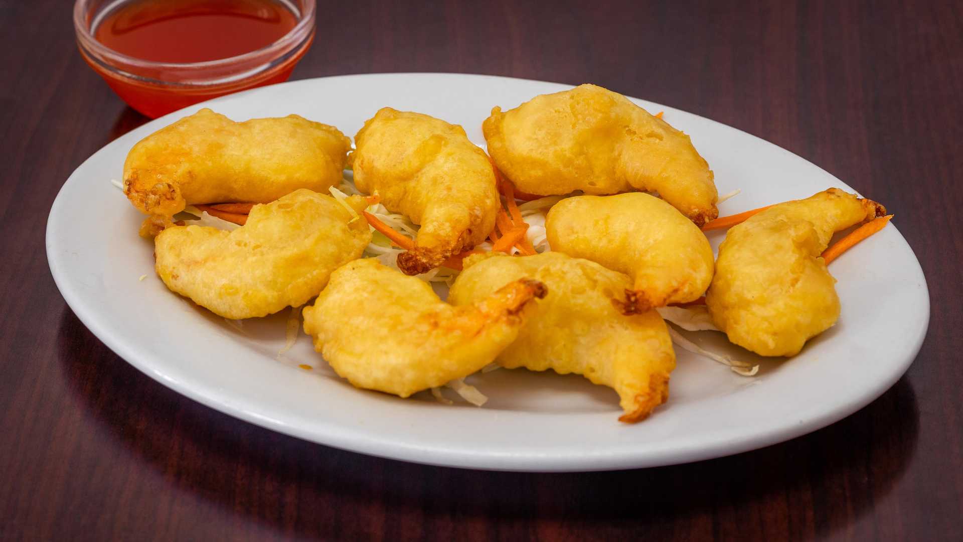 Order 9. Eight Pieces Fried Prawns food online from Xing Yuan store, Alameda on bringmethat.com