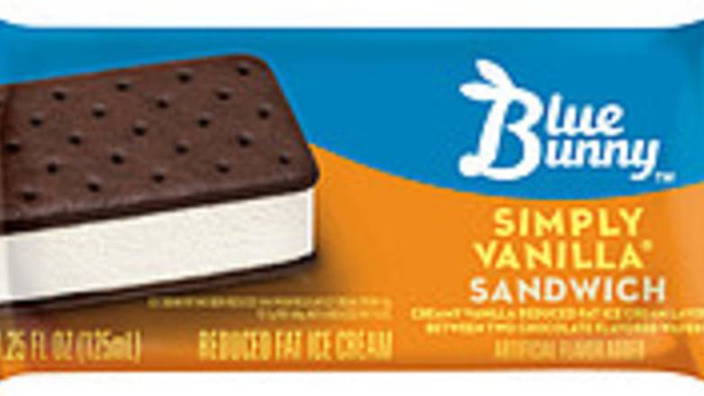 Order Blue Bunny Simply Vanilla Ice Cream Sandwich food online from Aldan Sunoco store, Aldan on bringmethat.com