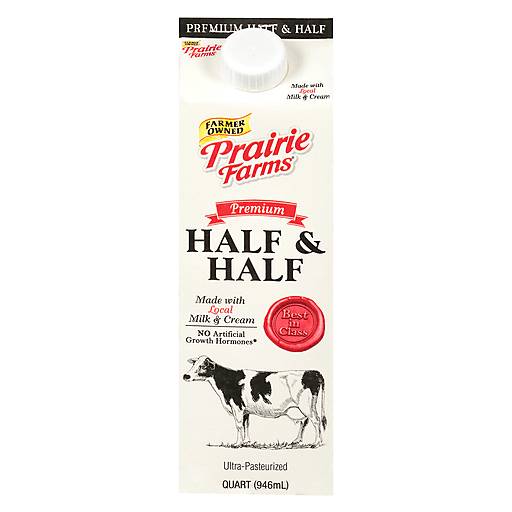 Order Prairie Farms Half & Half Dairy food online from Exxon Food Mart store, Port Huron on bringmethat.com