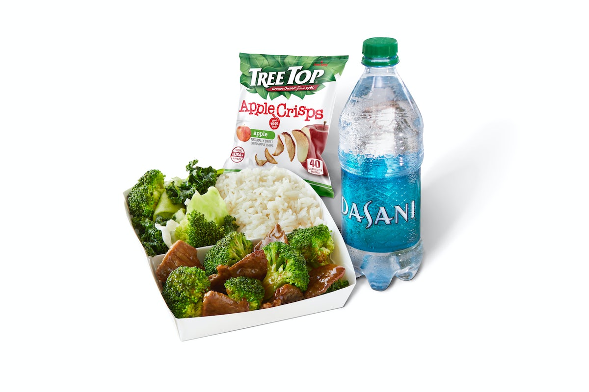 Order Broccoli Beef Cub Meal food online from Panda Express store, Carlsbad on bringmethat.com