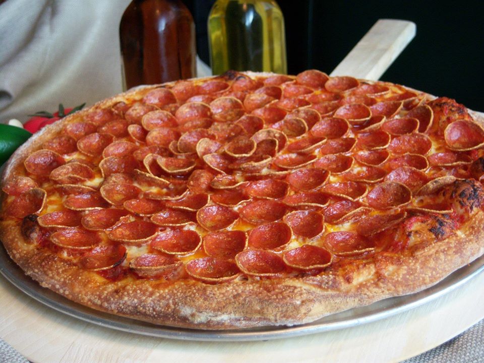 Order Meat Lovers Pizza food online from Creno's Pizza East store, Zanesville on bringmethat.com