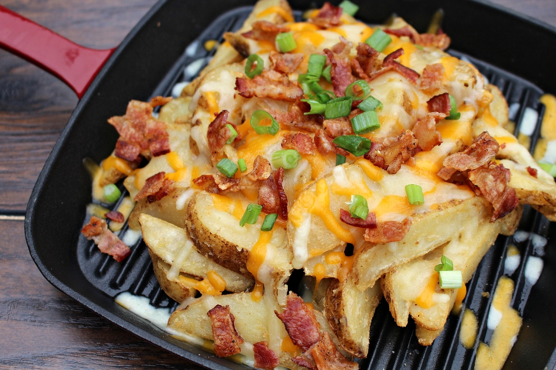 Order Bacon Cheese Fries food online from Boston Burger Company store, Salem on bringmethat.com