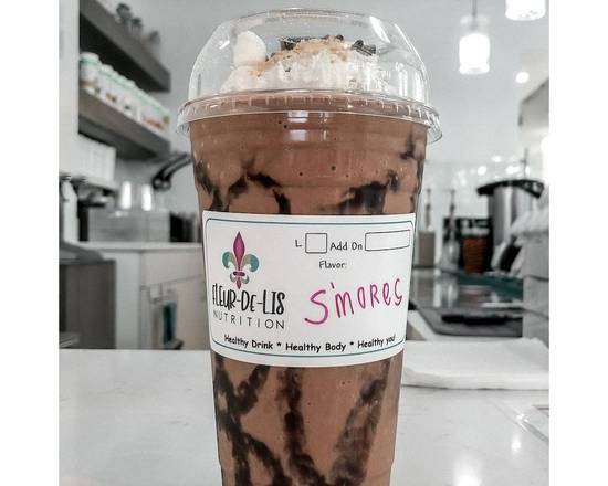 Order Smores Shake food online from Fleur-De-Lis Nutrition store, New Orleans on bringmethat.com