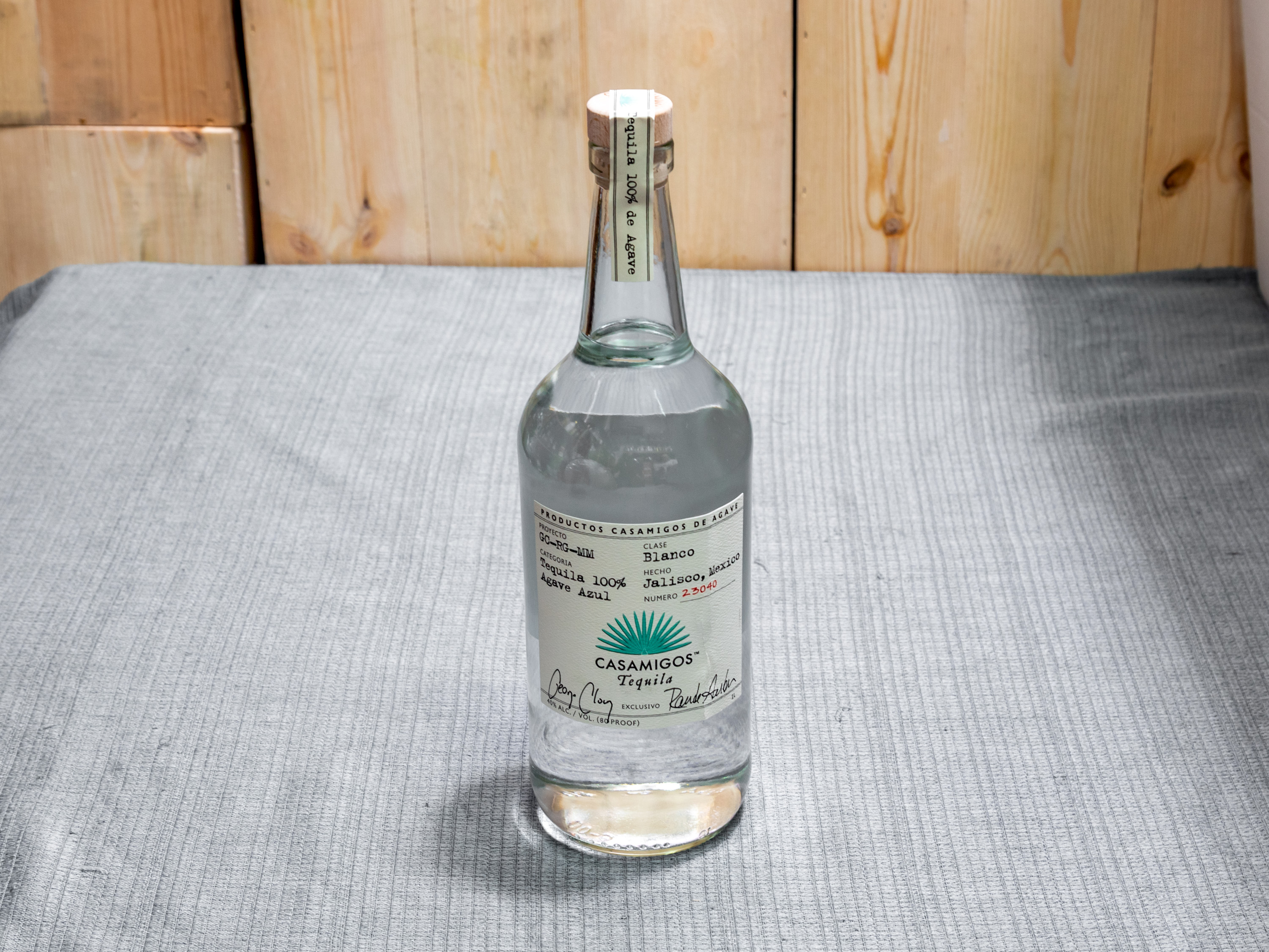 Order Casamigos Blanco 1L food online from West Islip Wines & Liquors store, West Islip on bringmethat.com