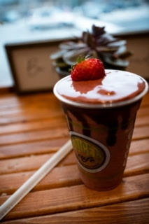 Order CHOC COVERED STRAWBERRY food online from Juiced Cafe store, Fall River on bringmethat.com