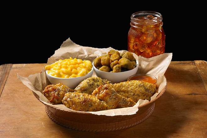 Order SMOKED WINGS BASKET food online from Shane Rib Shack store, Fayetteville on bringmethat.com