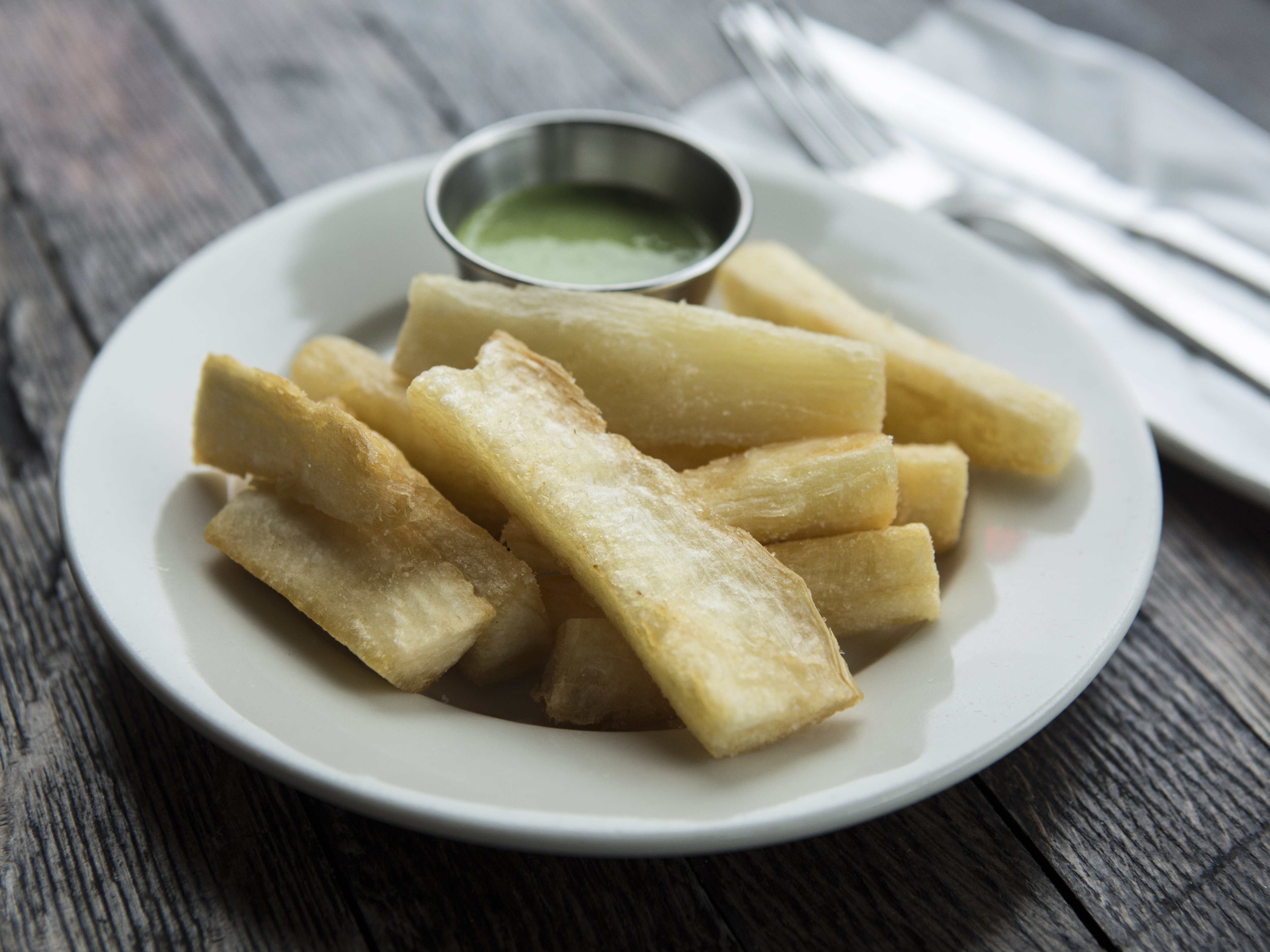 Order Peruvian Yucca Fries food online from Panca store, New York on bringmethat.com