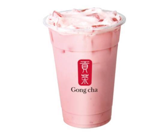 Order Strawberry Milk Tea food online from Gong Cha store, Irvine on bringmethat.com