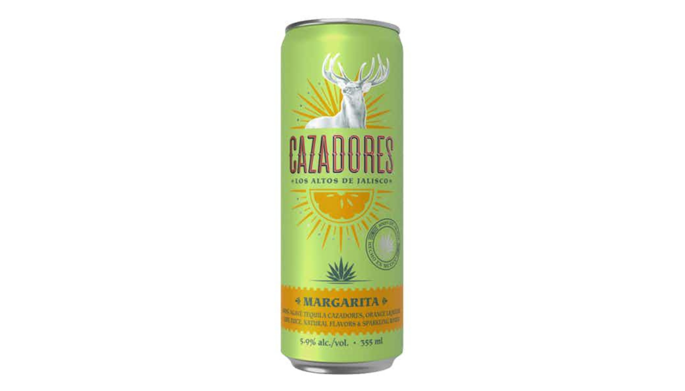 Order Cazadores Cocktails Margarita Ready-to-Drink 355ml Bottle food online from Liquor Palace store, Burbank on bringmethat.com