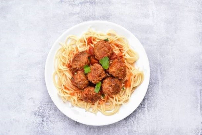 Order Spaghetti & Meatballs - Dinner food online from Villa Pizza store, Grand Rapids on bringmethat.com