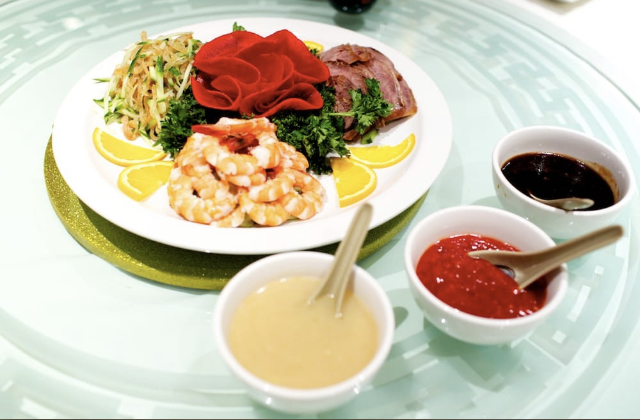 Order 3 Piece Kinds Cold Dish food online from Wang Tcheng store, Anaheim on bringmethat.com