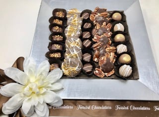 Order Truffle & nut exotic gift arrangement food online from Twisted Gourmet Chocolates store, Passaic on bringmethat.com