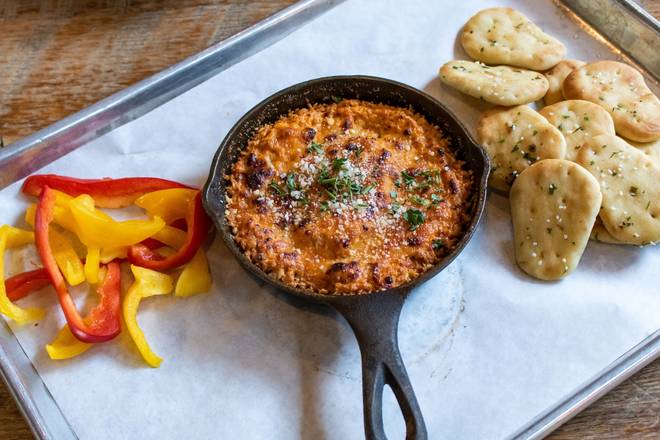 Order Pimento and Cauliflower Dip food online from Saucy Brew Works store, Cleveland on bringmethat.com