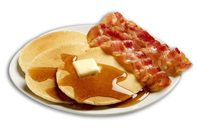 Order Buttermilk Pancake Platter food online from Roy Rogers store, Gainesville on bringmethat.com