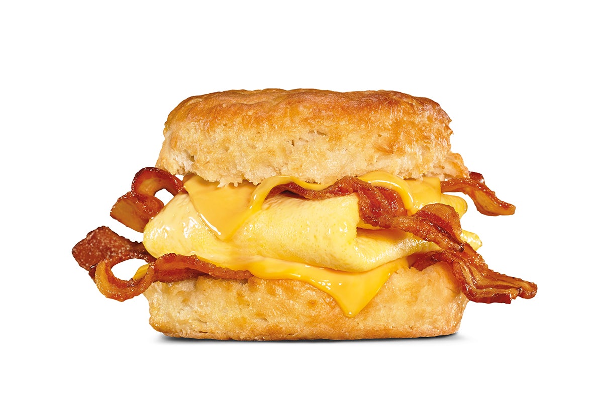 Order Super Bacon Biscuit w/ Fried Egg food online from Hardee store, Clarksville on bringmethat.com