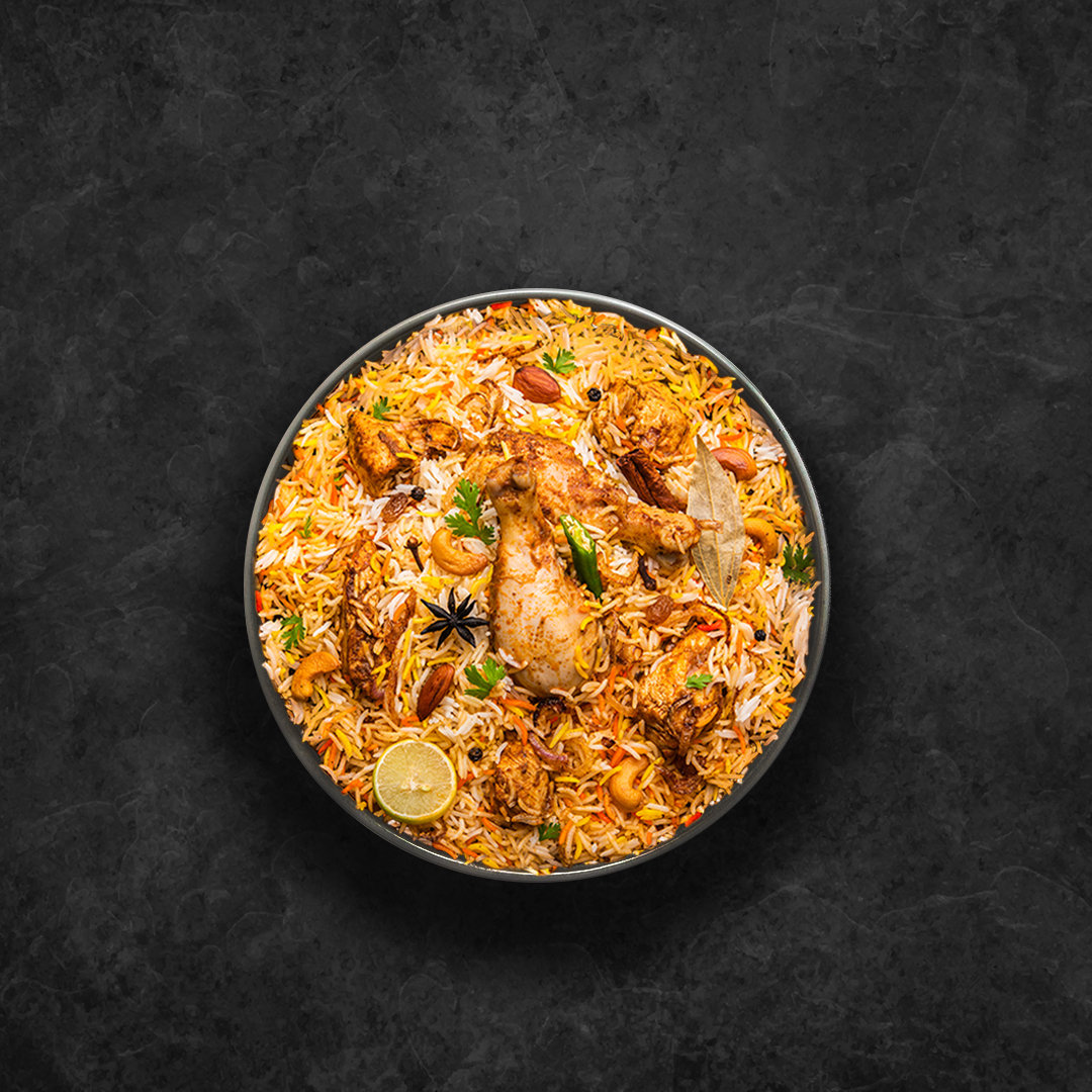 Order Yum Chicken Biryani food online from United Kitchens Of India store, Lowell on bringmethat.com