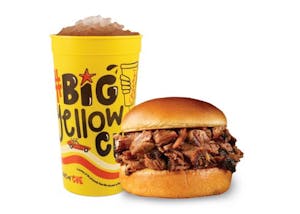 Order Brisket Sandwich and Big Yellow Cup food online from Dickey's Barbecue Pit store, Dallas on bringmethat.com