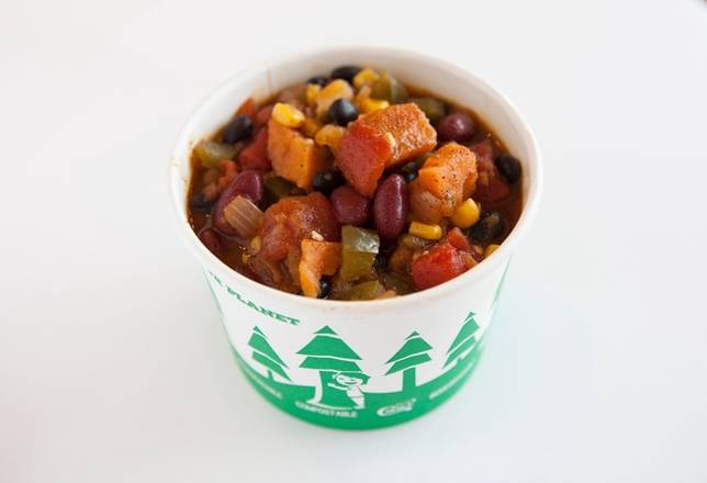 Order Cole's Veggie Chili - cup food online from Grilled Cheese Mania store, Harrisonburg on bringmethat.com