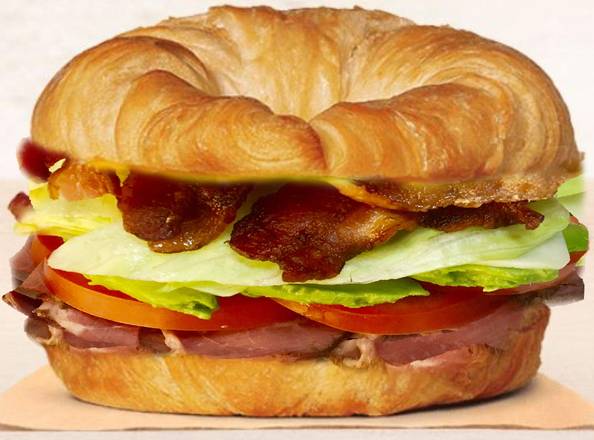 Order Pastrami Bacon Sandwich Croissant food online from Soup Kettle Grille store, Meridian on bringmethat.com
