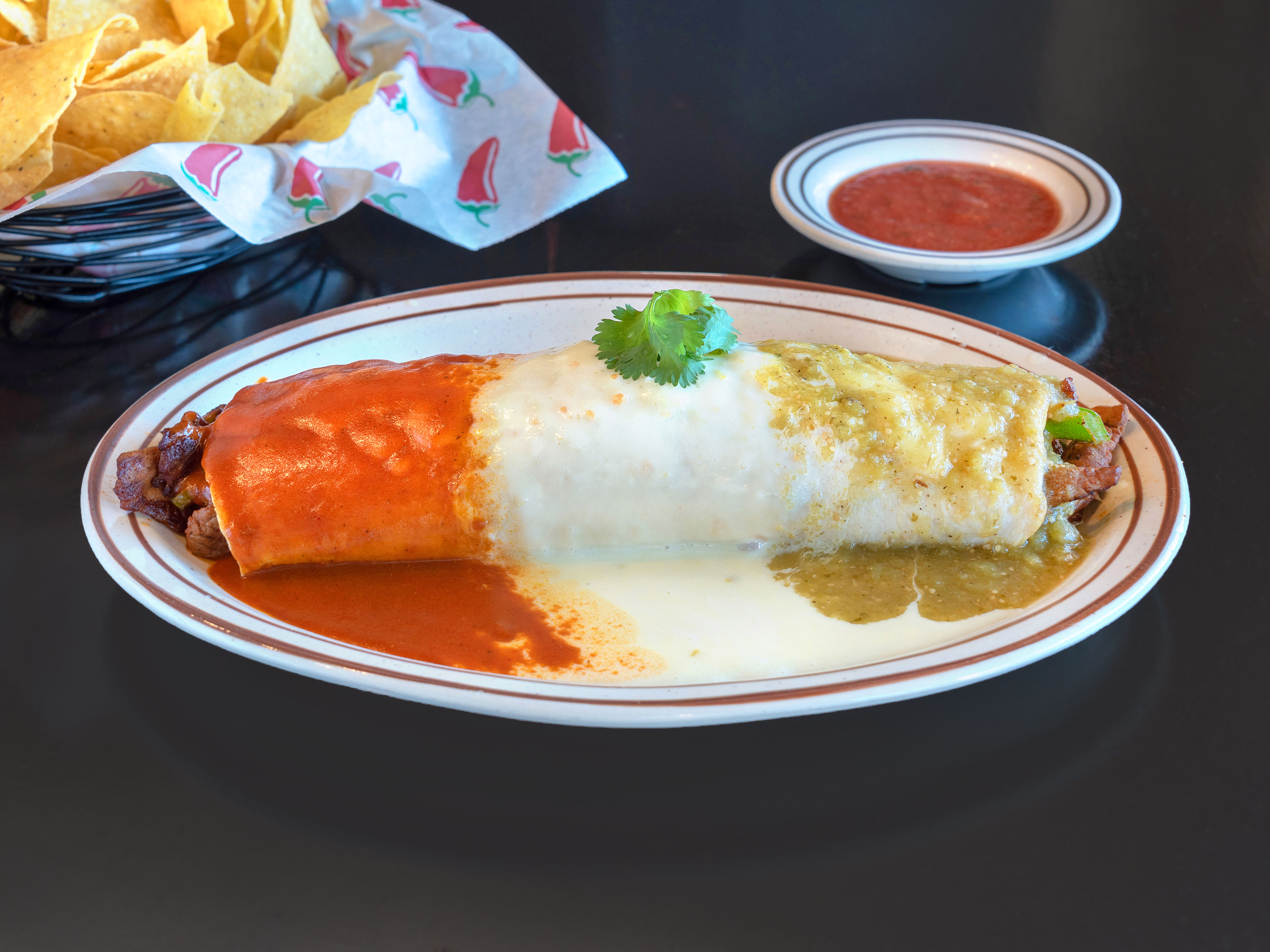 Order Burrito Laredo food online from El Patron store, Sand Springs on bringmethat.com