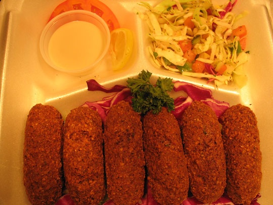 Order Vegetarian Falafel Plate food online from Jerusalem cafe store, Oak Park on bringmethat.com
