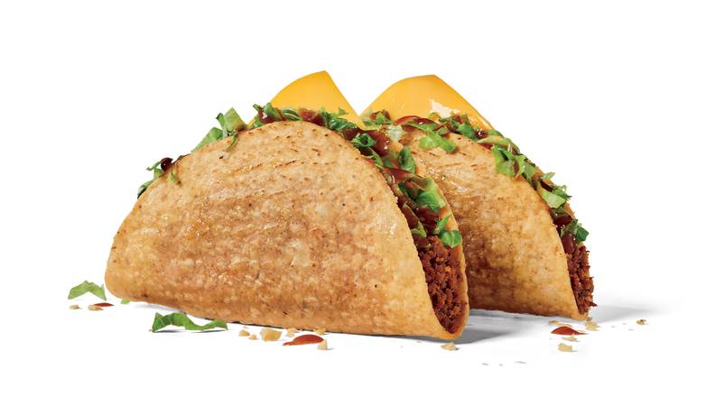 Order Two Tacos food online from Jack In The Box store, Dallas on bringmethat.com