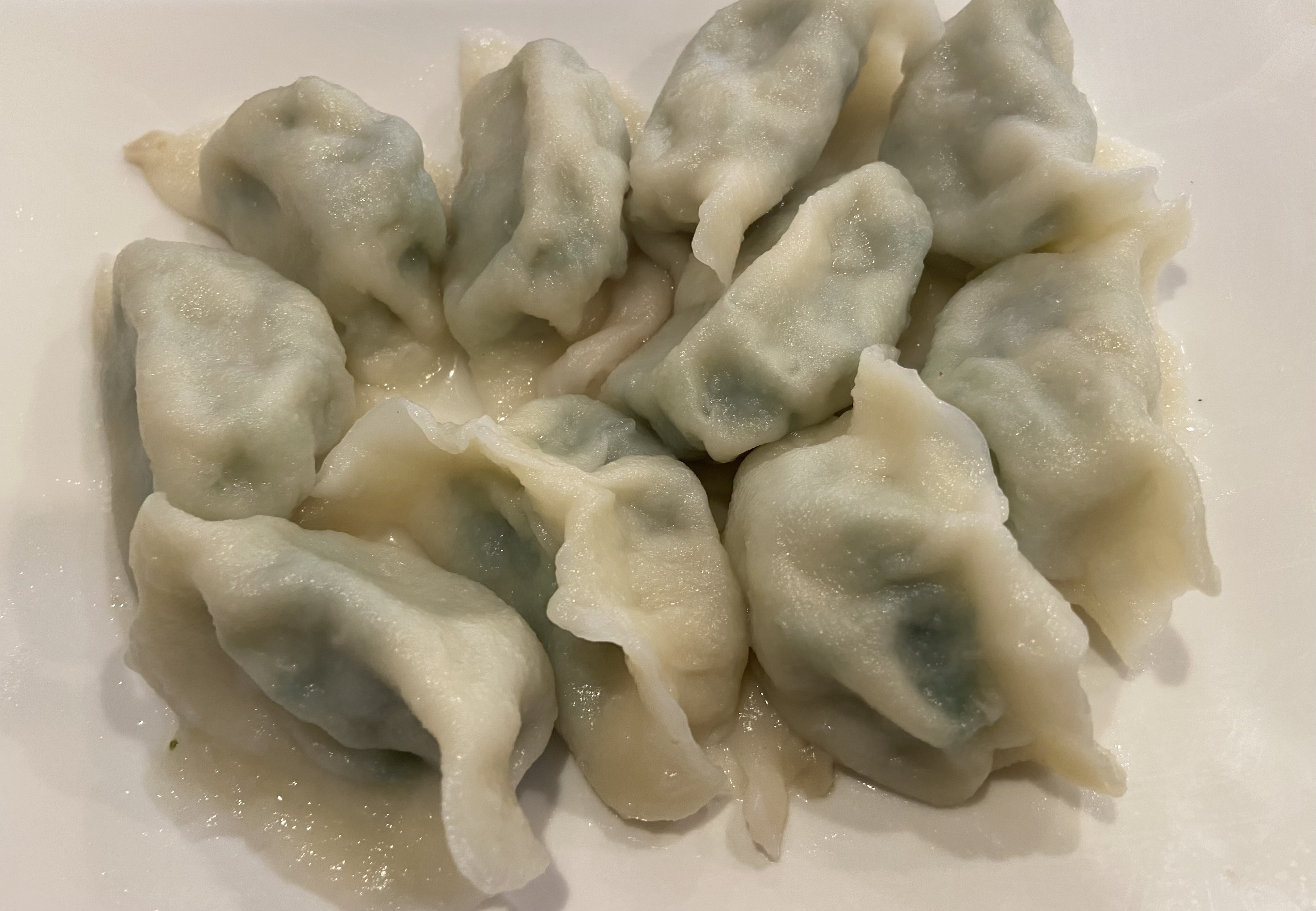 Order 12 Piece Shrimp, Pork and Vegetable Dumplings food online from Queen House store, Mountain View on bringmethat.com