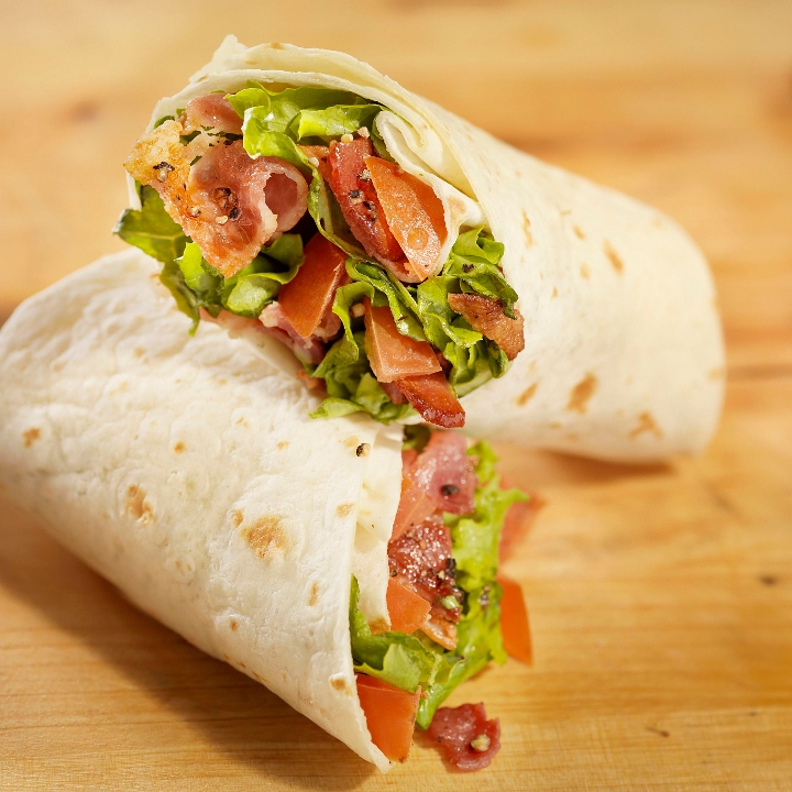 Order BLT Wrap food online from Mrs. P and Me store, Mount Prospect on bringmethat.com