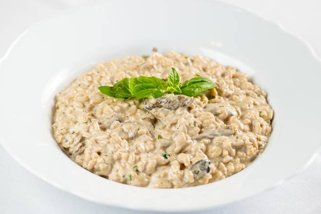 Order Risotto Porcini Mushrooms food online from Carmine Italian Cuisine store, Cottonwood Heights on bringmethat.com