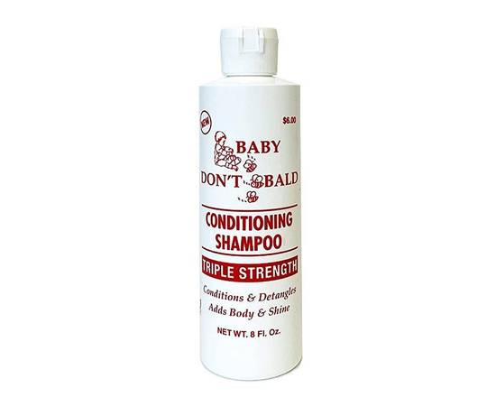 Order Baby Don't Bald Conditioning Shampoo Adds Body & Shine Red food online from Temple Beauty Supply store, South Gate on bringmethat.com