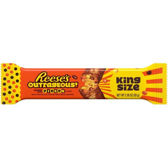 Order Reese'S Outrageous King Size Stuffed With Pieces Candy food online from Pepack Sunoco store, Peapack on bringmethat.com