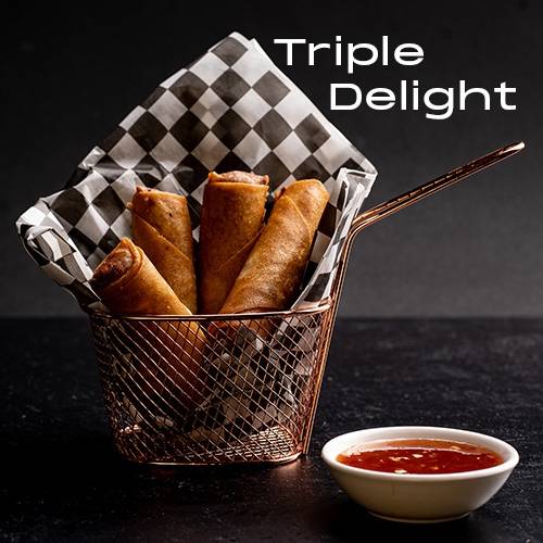 Order Triple D Imperial Rolls (4ct)~ food online from Roll Play Grill store, Vienna on bringmethat.com