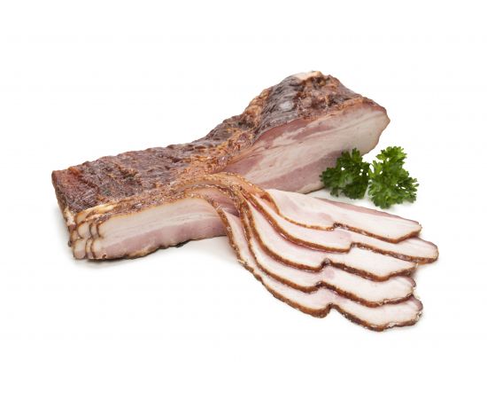 Order 68. Slab of Bacon food online from Patak Meats store, Austell on bringmethat.com