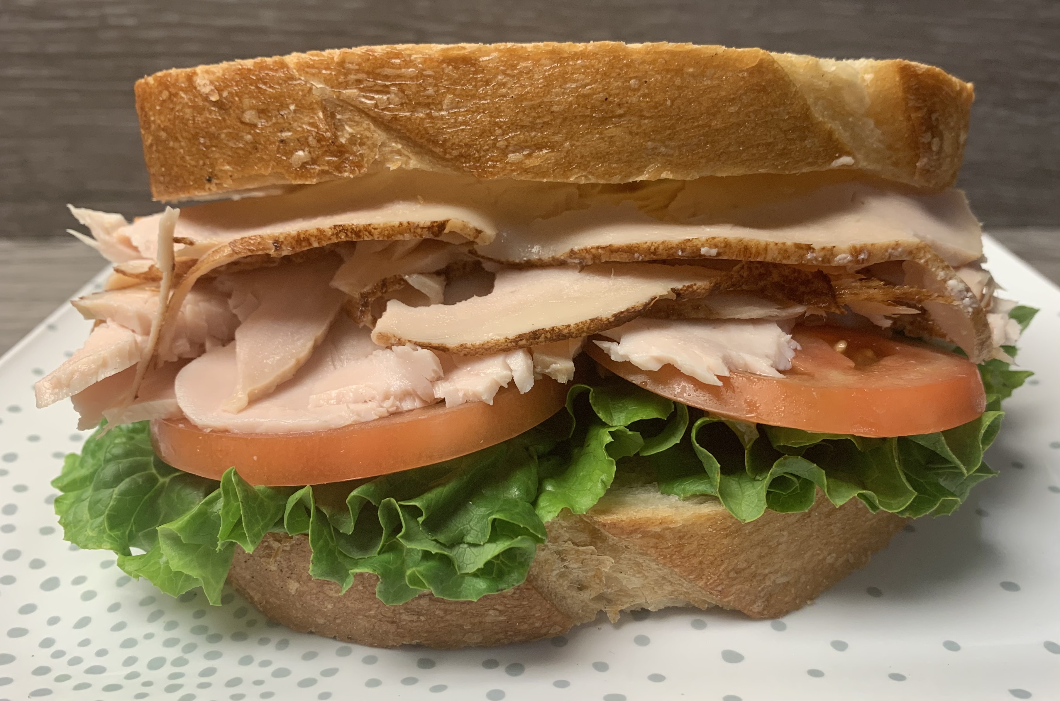 Order Smoked Turkey Sandwich food online from Fountain Cafe store, Oakland on bringmethat.com