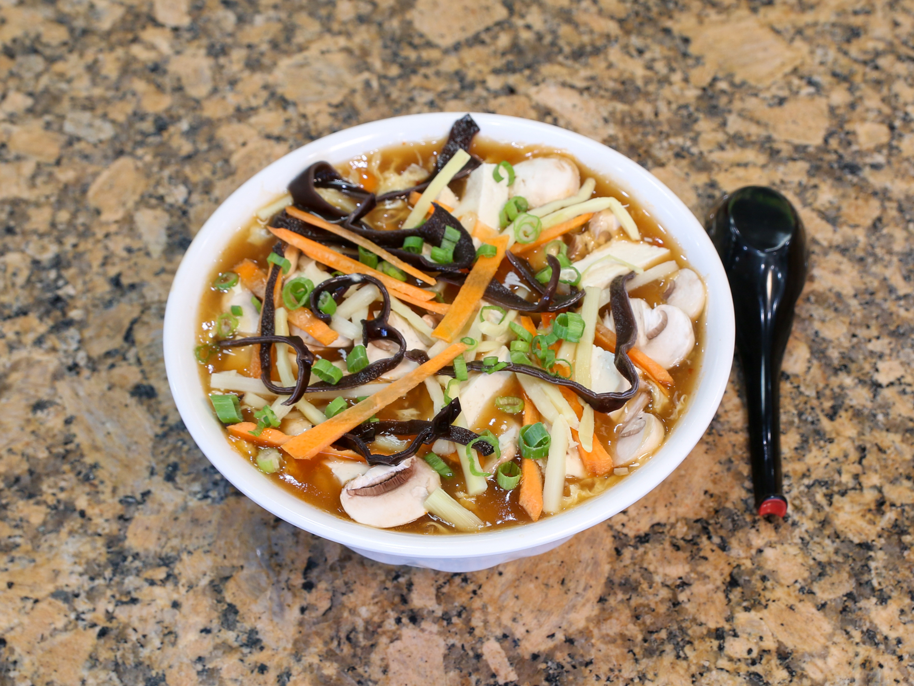 Order 2. Hot and Sour Soup food online from Panda Palace store, Murrieta on bringmethat.com