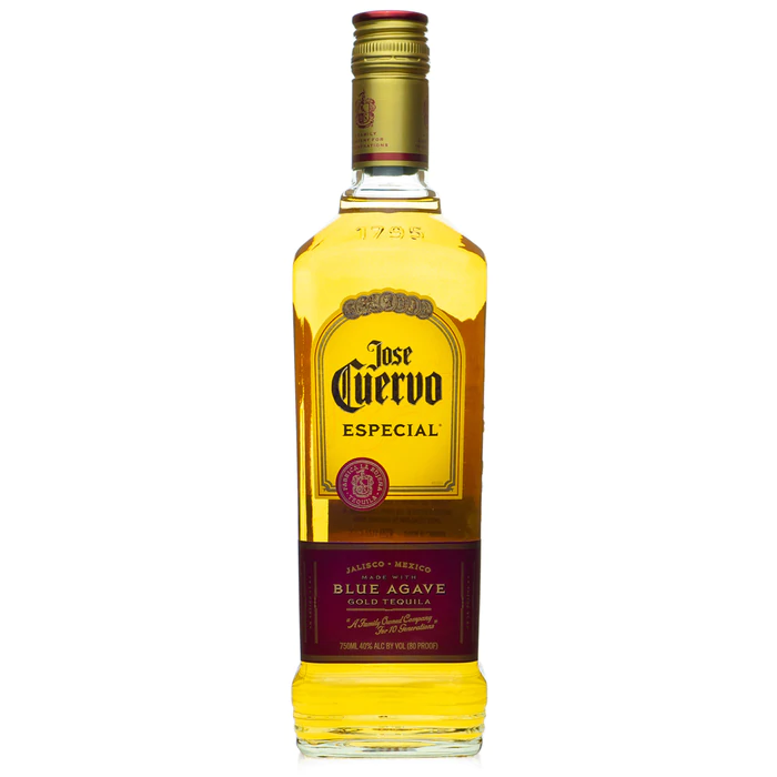 Order Jose Cuervo Gold tequila 750 ml. food online from Mirage Wine & Liquor store, Palm Springs on bringmethat.com