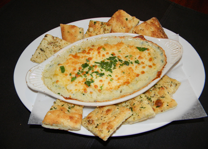 Order Spinach and Artichoke Dip food online from Russos New York Pizzeria store, Richmond on bringmethat.com