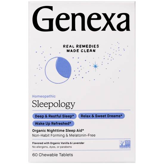 Order Genexa Sleepology Organic Sleep Aid Chewable Tablets Vanilla Lavender (60 ct) food online from Rite Aid store, EAST AURORA on bringmethat.com