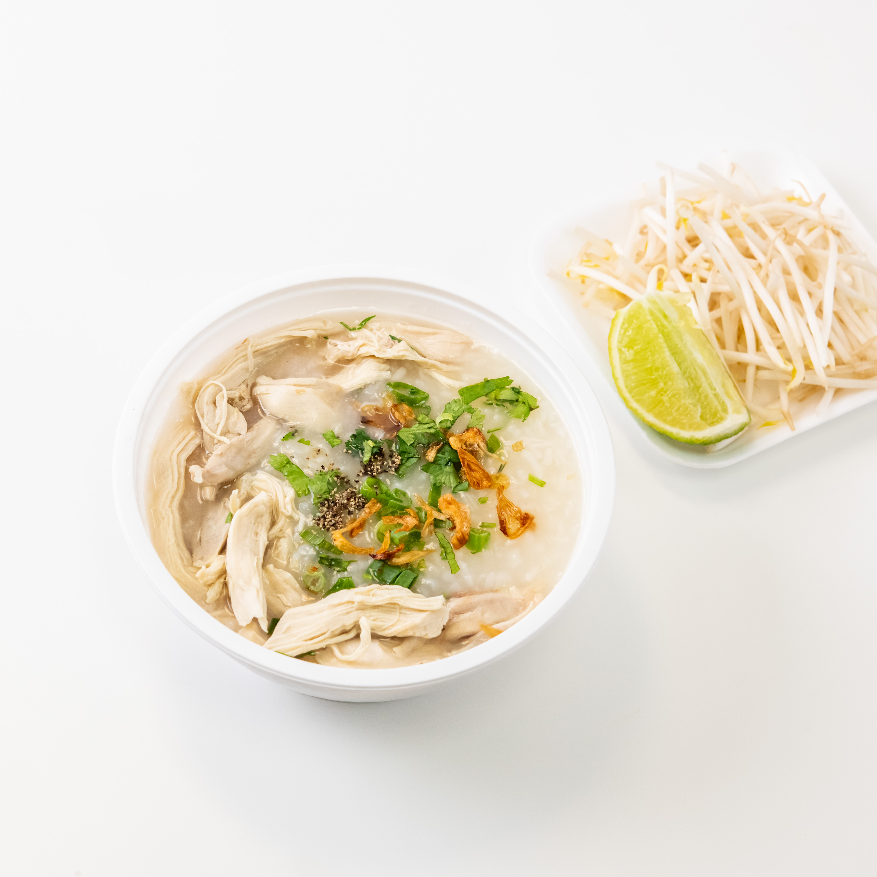 Order Chicken Porridge Soup food online from Thh Sandwiches store, Tustin on bringmethat.com