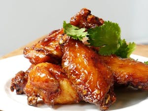 Order L- Fried Crispy Chicken Wings (6 Pieces) food online from Royal Stix Restaurant store, Fayetteville on bringmethat.com