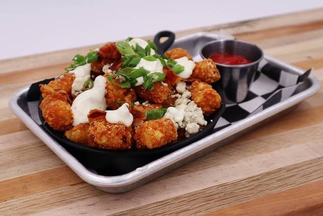 Order Blue Cheese & Bacon Sweet Tots food online from Ghost Kitchen Sa store, San Antonio on bringmethat.com