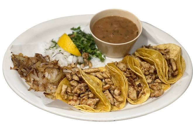 Order Mini Tacos (5 pcs) food online from El Bracero Bar & Grill store, San Antonio on bringmethat.com
