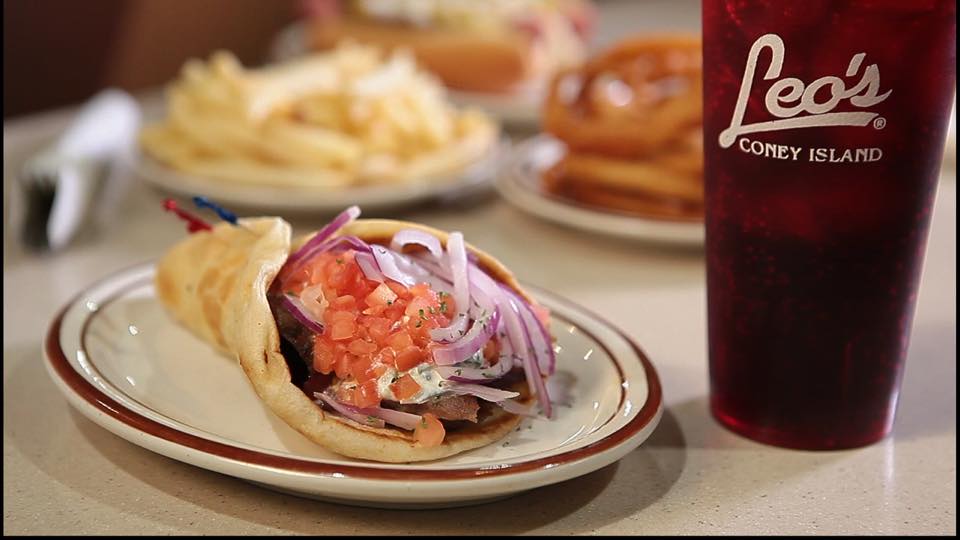 Order Gyro Sandwich  Greek Specialty food online from Leo Coney Island Of Riverview Michigan store, Riverview on bringmethat.com
