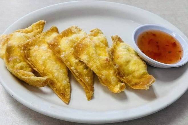 Order Crab Rangoon food online from Thong's Authentic Thai Restaurant store, Green Bay on bringmethat.com