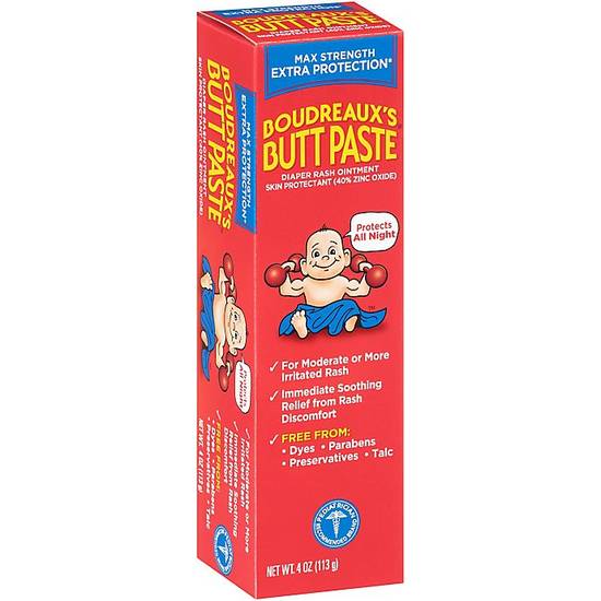 Order Boudreaux's® 4 oz. Maximum Strength Butt Paste food online from Buybuy Baby store, Mason on bringmethat.com